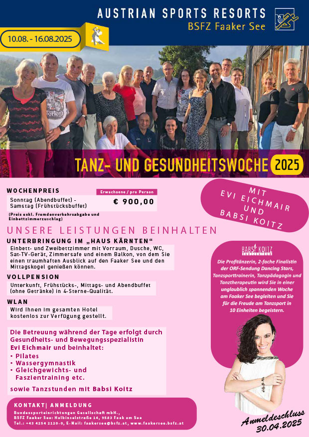 Tanz- und Gesundheitswoche 2025 Tanz- und Gesundheitswoche 2025